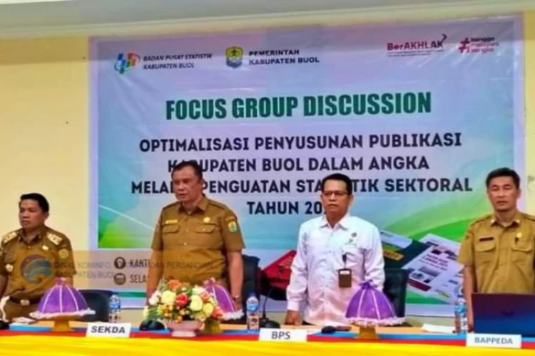 Ket. Foto: Pemkab Buol Menyampaikan Pentingnya Data untuk Pembangunan Daerah