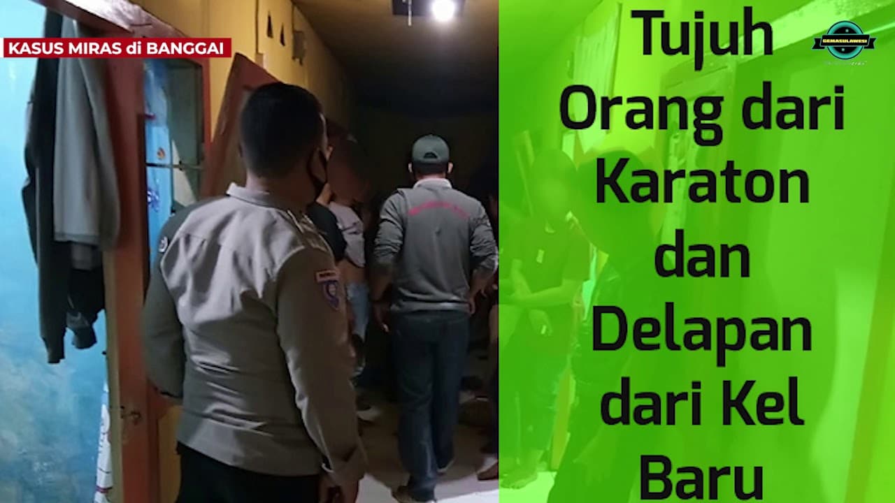 Belasan Warga Diamankan Polisi Akibat Konsumsi Miras di Banggai