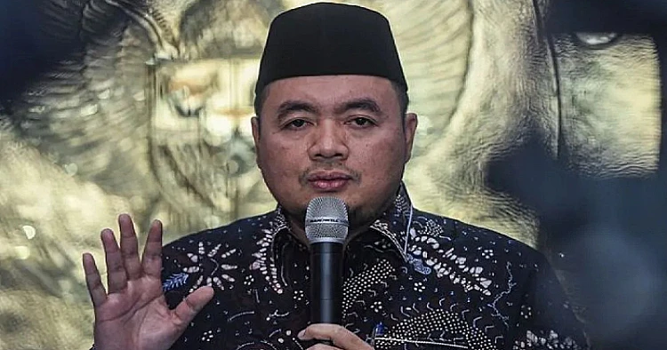 Potret Ketua Komisi Pemilihan Umum (KPU) RI Mochammad Afifuddin ketika memberikan keterangan