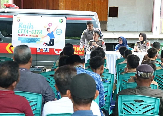 Ket. Foto: Polda Sulawesi Tengah Menyampaikan Berbagai Pihak Harus Ikut Melakukan Deteksi Dini agar Generasi Muda Tidak Melakukan Penyalahgunaan Narkotika