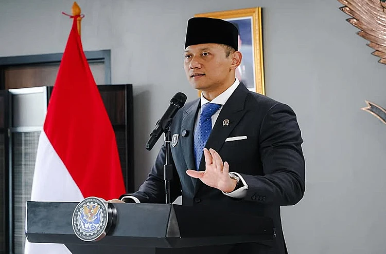 Potret Ketua Umum Partai Demkorat, Agus Harimurti Yudhoyono atau AHY yang menanggapi gagasan koalisi permanen