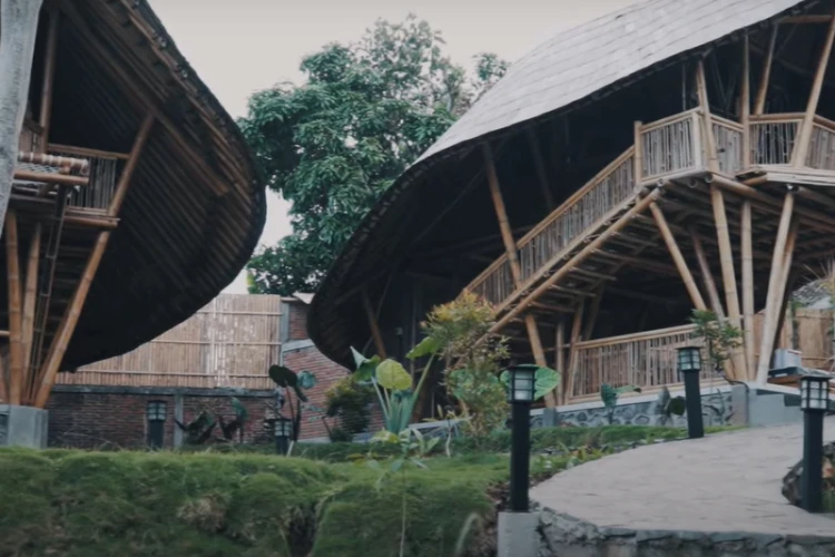 Ket Foto: The Osing Bamboo yang Terletak di Banyuwangi