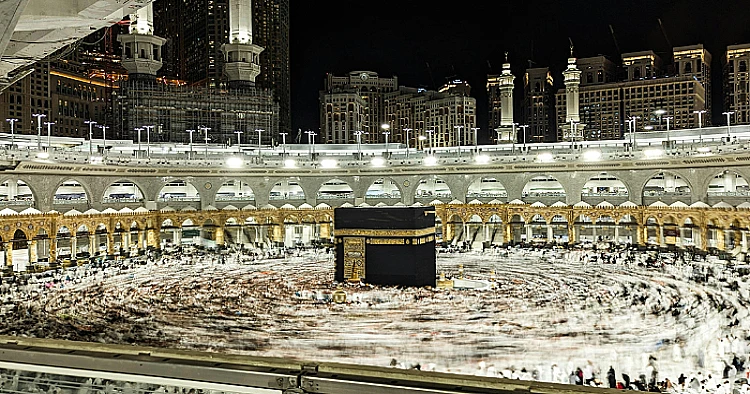 Potret masjidil haram di Arab Saudi, tempat ibadah haji dilangsungkan