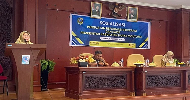 Pemkab Parigi Moutong Gelar Sosialisasi Reformasi Birokrasi dan SAKIP Dorong Pemerintahan Lebih Akuntabel