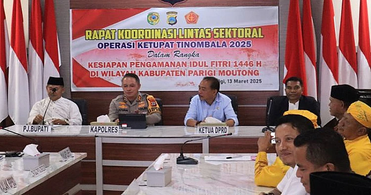 Pemkab Parigi Moutong Matangkan Pengamanan Idul Fitri Lewat Rakor Lintas Sektoral Bersama Forkopimda
