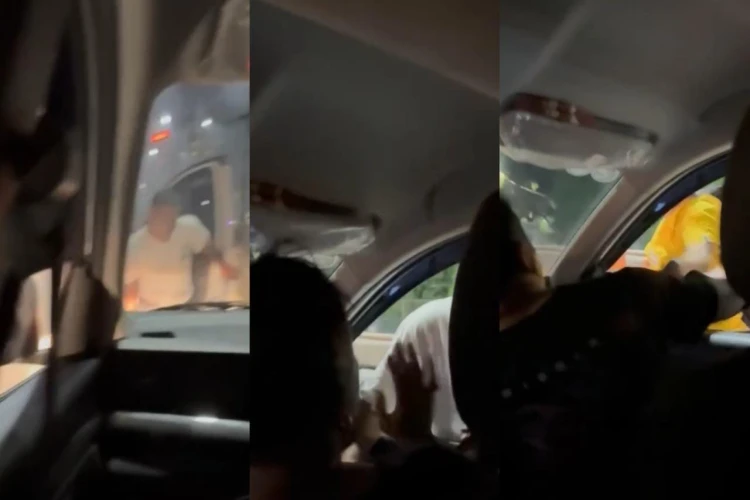 Video pengemudi taksi online dikeroyok di tol Jakarta-Tangerang viral. Polisi buru pelaku, korban sudah lapor.