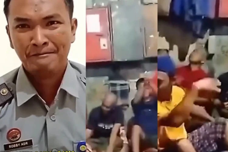 Video viral napi pesta musik di Lapas Tanjung Raja bikin geger, petugas Robby dimutasi karena tuduhan hoaks.