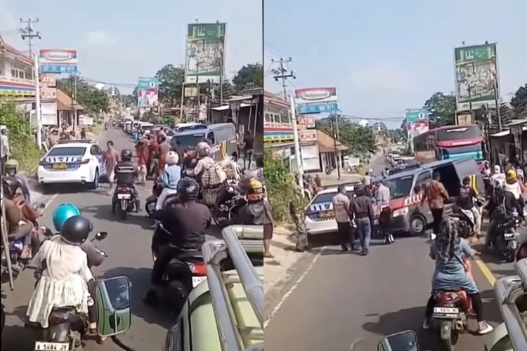 Dua mobil polisi tabrakan di Pandeglang gara-gara ODGJ mengamuk. Polisi pastikan tidak ada korban jiwa.