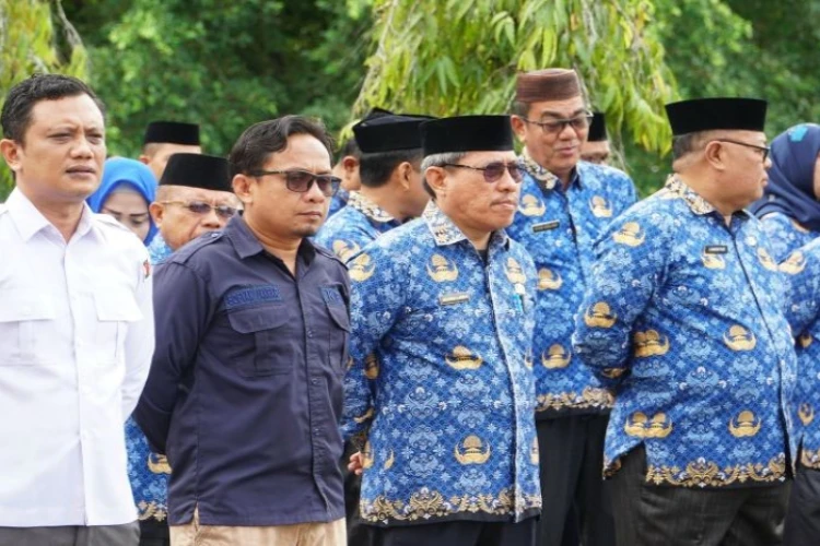 Ket. Foto: KPU Kabupaten Gorontalo Utara Memberikan Imbauan kepada ASN untuk Tidak Berpolitik Praktis