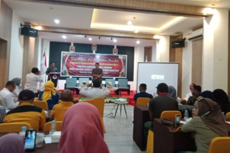 Ket. Foto: KPU Kabupaten Muna Melakukan Sosialisasi dan Pendidikan Pemilih pada Segmen Penyandang Disabilitas