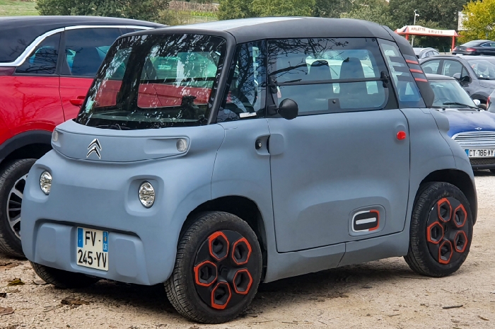 <p>Citroen Ami, si mobil listrik kecil nan unik (Foto/Citroen) </p>
