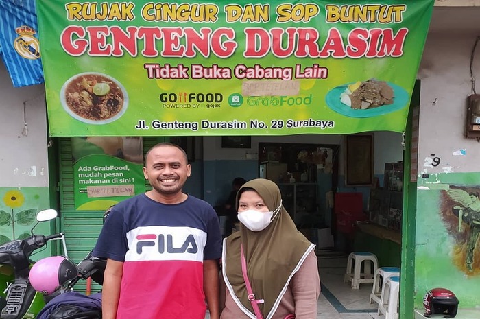 <p>Ket Foto: Foto Rujak Cingur Genteng Durasim (Foto/Instagram/@iswandibejo)	</p>
