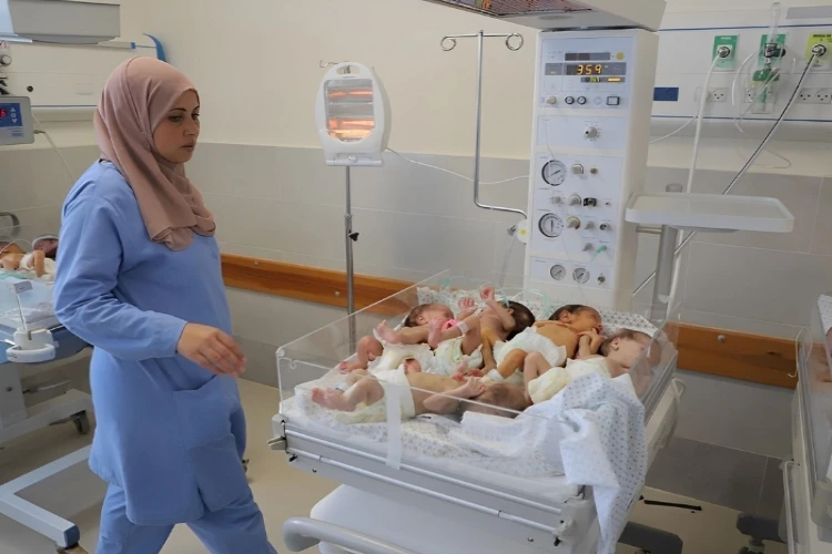 Ket. Foto: UNICEF Menyatakan Setiap 10 Menit 1 Anak Lahir di Jalur Gaza