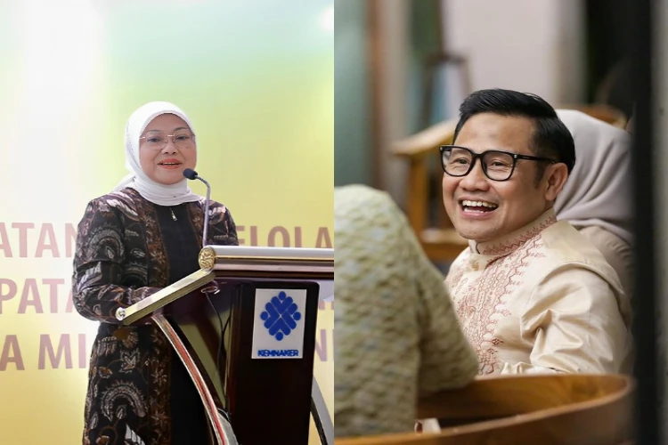 Ket. Foto: Cak Imin Menyebutkan Jika Menaker, Ida Fauziyah, Ingin Mendaftar untuk Pilgub Jakarta maka Dipersilakan