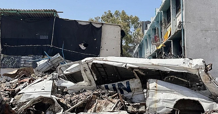 Ket. Foto: Sebuah Ledakan Terjadi di Kamp Nur Shams di Tepi Barat
