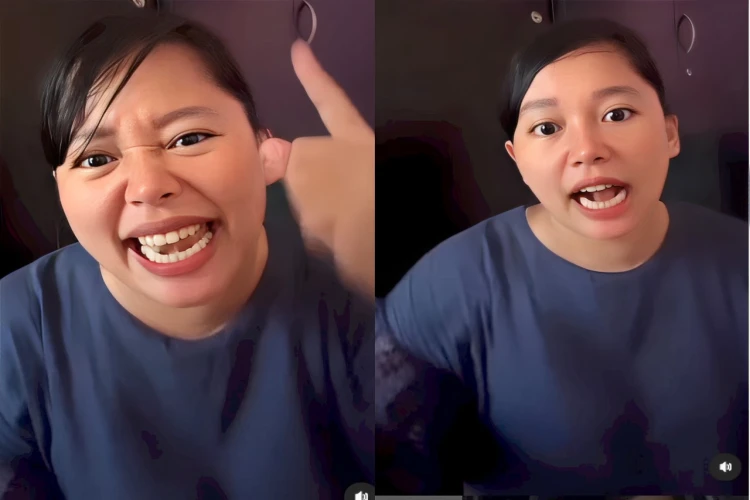 Mely Gabe, putri dari Tianas Situmorang menanggapi video klarifikasi Bank Sumut terkait masalah agunan debitur keluarganya di Aeknabara.