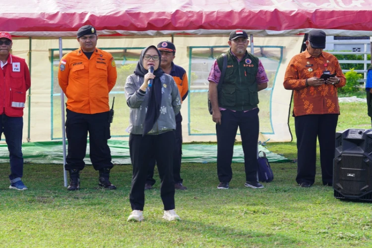 Ket. Foto: BPBD Palu Mengadakan Kegiatan yang Bertajuk Simulasi atau Evakuasi Mandiri Bencana Gempa Disertai Tsunami