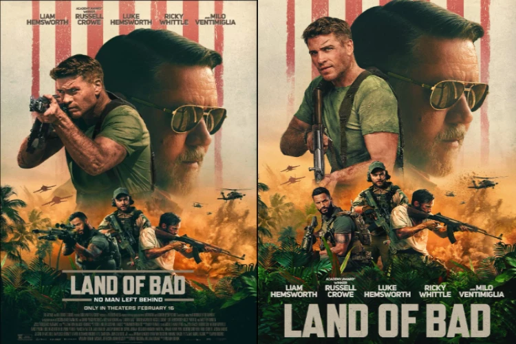 Ket Foto: Film Land of Bad, Misi Penyelamatan yang Berakhir Menjadi Pertarungan Sengit di Bawah Tekanan