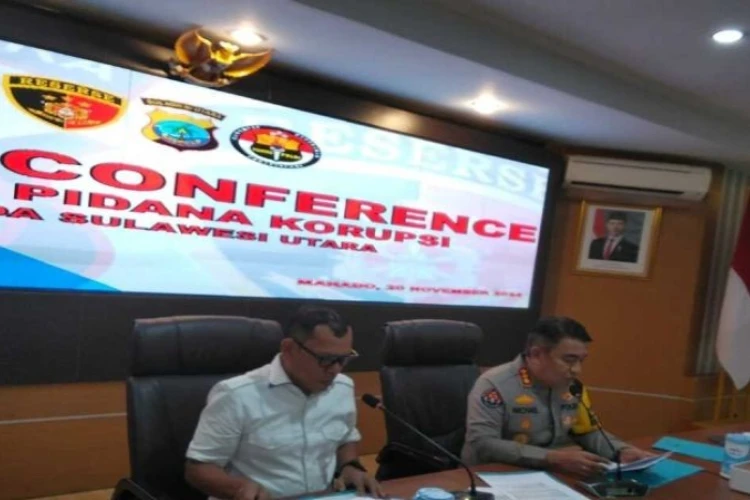 Ket. Foto: Polda Sulawesi Utara Meningkatkan Kasus Dugaan Tindak Pidana Korupsi Pemberian Dana Hibah Pemerintah Provinsi ke Penyidikan