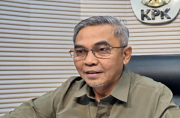 Potret Ketua Komisi Pemberantasan Korupsi (KPK) Setyo Budiyanto menjelaskan soal pencarian Harun Masiku