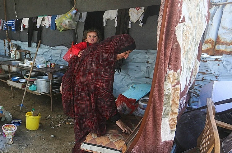 Ket. Foto: Seorang Wanita Tewas oleh Pasukan Penjajah Israel di Timur Rafah