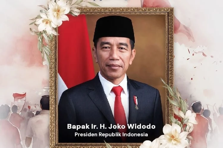Tuai kontroversi. Desain ucapan ulang tahun dari Kominfo untuk Presiden Jokowi viral di media sosial.