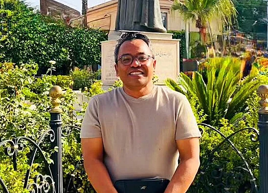 Potret pegiat media social, Islah Bahrawi yang baru-baru ini menyoroti kabar terkait Hambali