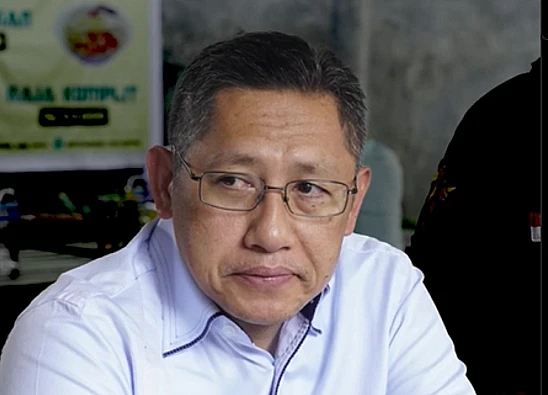 Potret ketua umum Partai Kebangkitan Nusantara, Anas Urbaningrum, yang baru-baru ini memuji Nusron Wahid