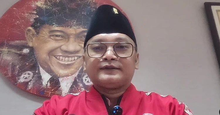 Tangkap layar video yang menampilkan politikus PDI Perjuangan, Guntur Romli sedang memberikan penjelasan