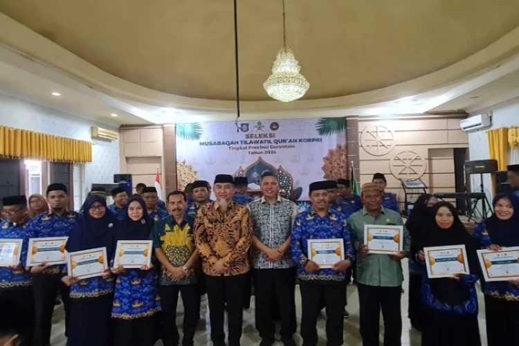 Ket. Foto: Sebanyak 19 Peserta Siap Mewakili Provinsi Gorontalo di Ajang MTQ Korpri Nasional ke-VII