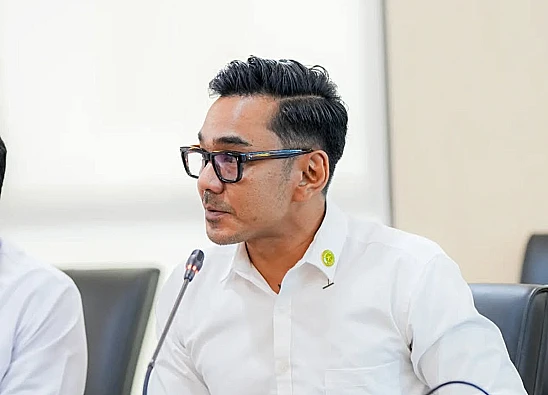 Potret salah satu jubir Kantor Komunikasi Kepresidenan RI, Dedek Prayudi