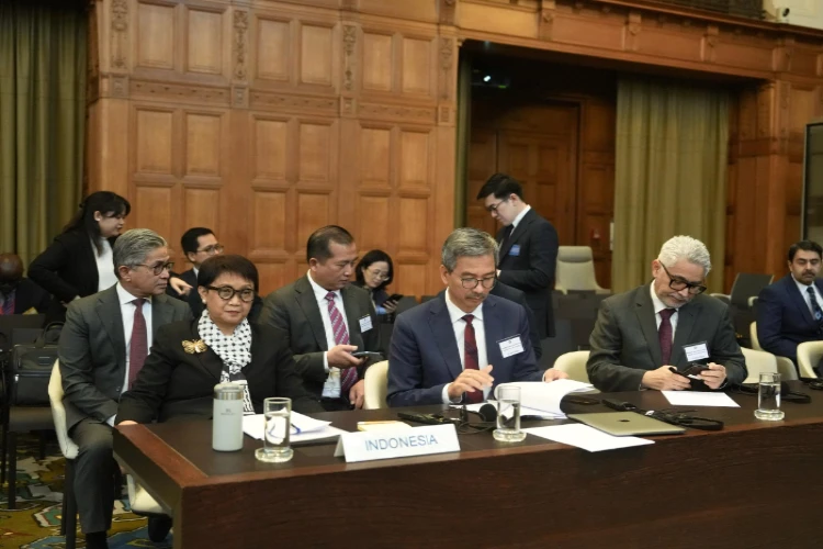 Ket. Foto: Indonesia Melalui Menlu Retno Marsudi Menegaskan Kelanjutan Rezim Apartheid Penjajah Israel Adalah Pelanggaran Hukum Internasional