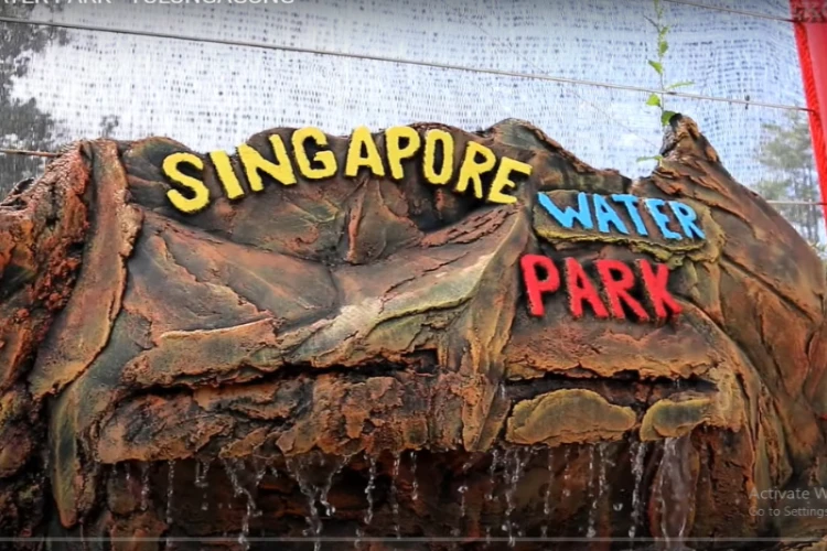 Ket Foto: Singapore Waterpark yang Terletak di Jawa Timur