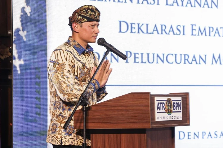 Ket. Foto: AHY Menyampaikan Pemda Harus Memastikan Masyarakat Memperoleh Akses terhadap Air Bersih