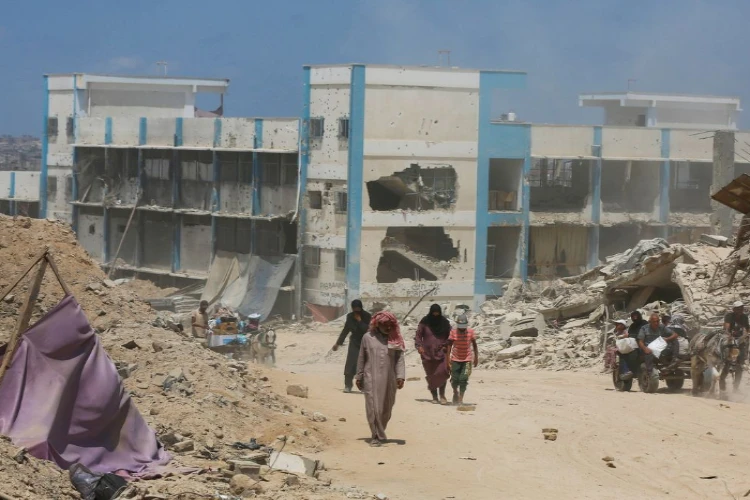 Ket. Foto: 2 Roket, Dilaporkan Tentara Penjajah Israel, Ditembakkan dari Jalur Gaza ke Sderot