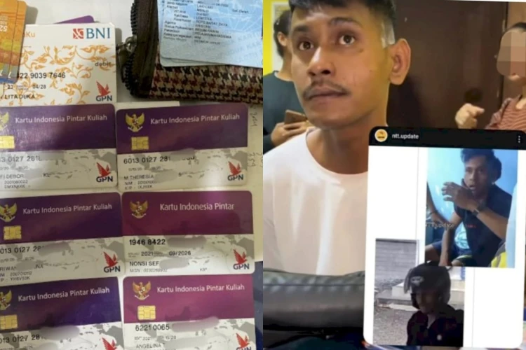 Jatanras Polresta Kupang Kota tangkap pelaku pencurian kos-kosan, sita puluhan KIP, KTP, dan barang bukti lainnya.