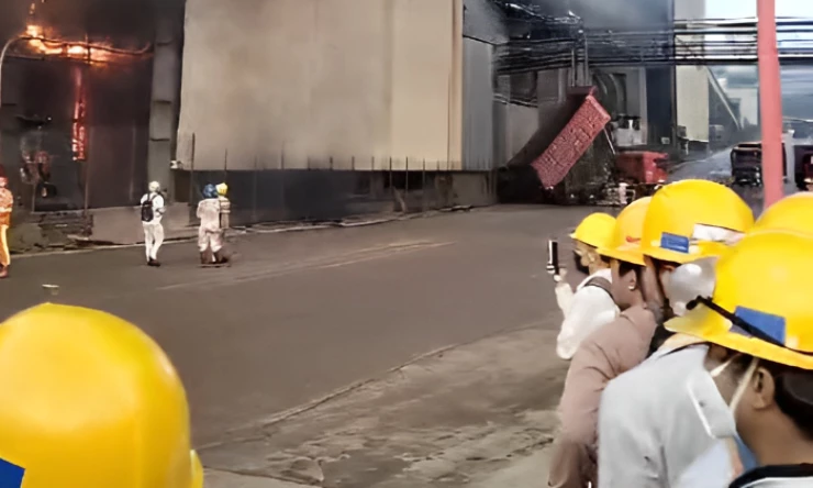 Ket. Foto: PT IMIP Menerangkan Ledakan Tungku Smelter Bermula dari Perbaikan Tungku dan Pemasangan Pelat (Foto/Screenshot Video)