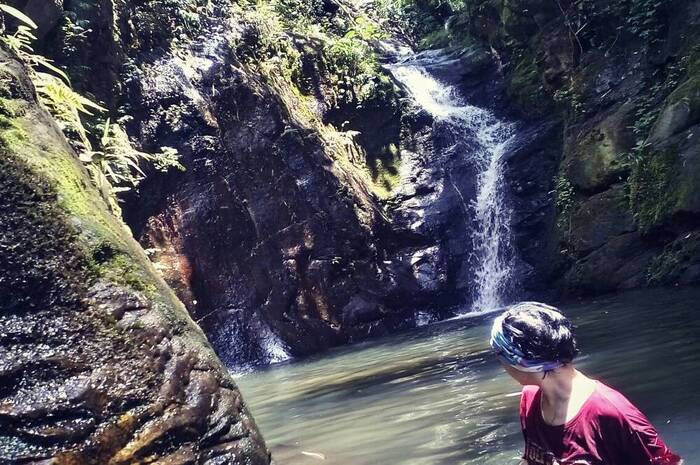 <p>Ket Foto: Pesona Curug Cadas Ngampar Bogor (Foto/Instagram/@widyani_edelwis)	</p>
