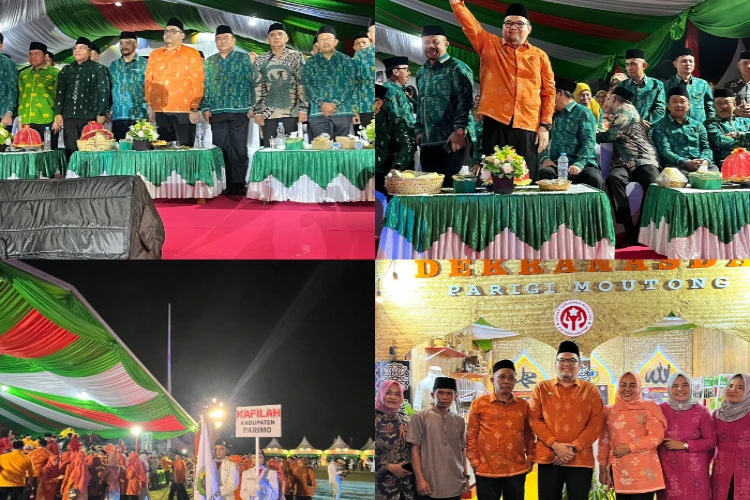 Ket. Foto: Pj Bupati Parigi Moutong Menghadiri Pembukaan MTQ ke 30 Tingkat Provinsi Sulawesi Tengah