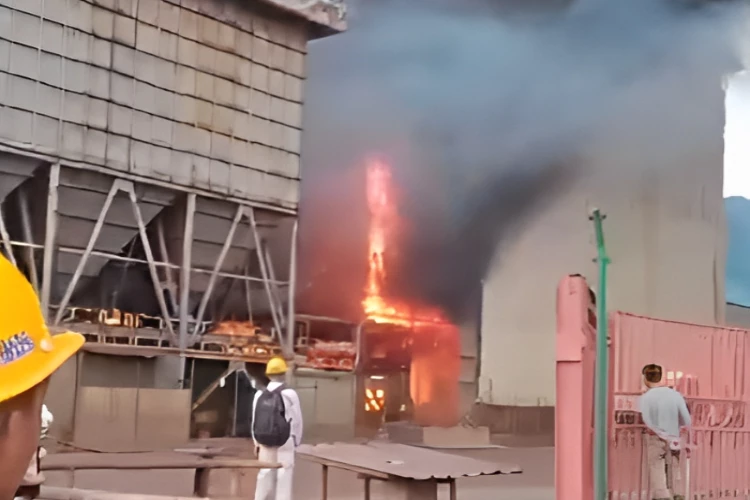 Ket. Foto: Polda Sulawesi Tengah Bentuk Tim untuk Menyelidiki Penyebab Ledakan Tungku Smelter PT ITSS di Morowali (Foto/X/@indramajid8)