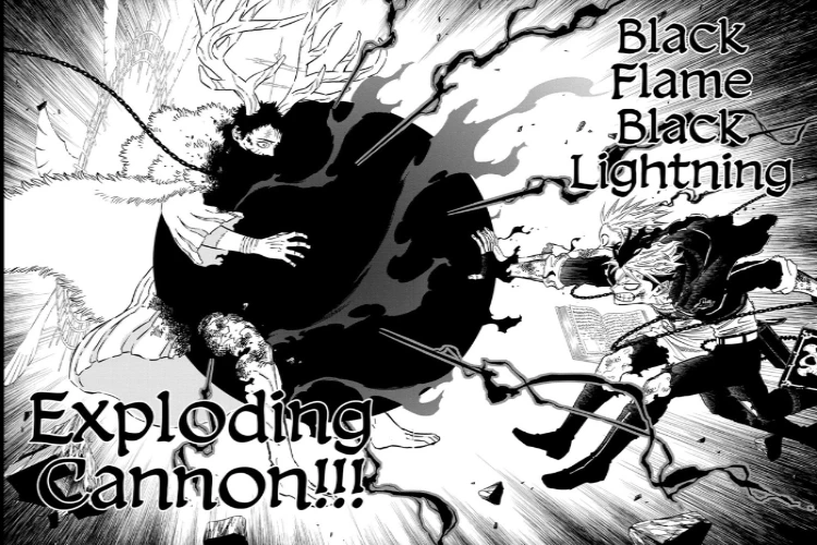 Ket Foto: Foto dari adegan Magna dan Luck melawan Lucius di manga Black Clover yang brutal (Foto/Twitter/Cer_clover)