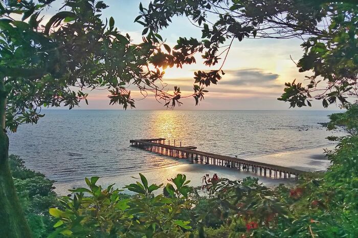 <p>Ket Foto: Foto Pantai Pulau Datok (Foto/Instagram/@izzamardiyyah)</p>