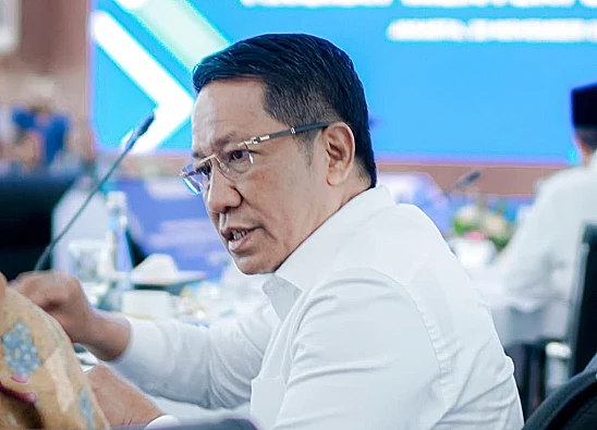 Potret Menteri Hukum, Supratman, yang baru-baru ini jadi sorotan usai tanggapannya mengenai koruptor