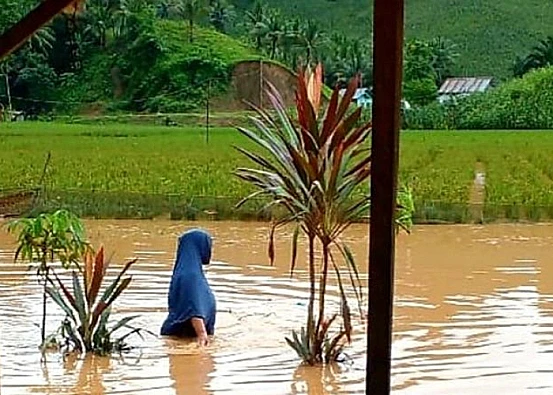 Ket. Foto: BPBD Gorontalo Utara Mengadakan Kesiapsiagaan Penanganan Bencana Banjir