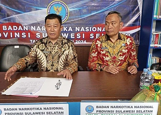 Ket. Foto: BNNP Sulsel Menyampaikan Telah Merehabilitasi 1.172 Pengguna Narkoba selama 2024