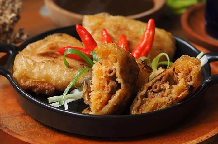 <p>Ket Foto: Foto martabak usus (Foto/Instagram/@kanmakan.sakmasak)</p>