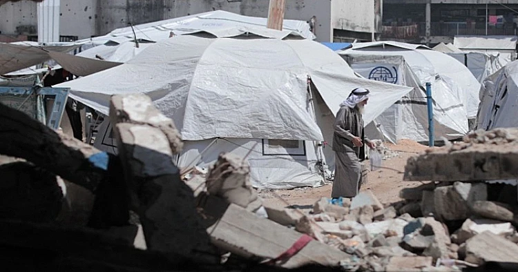 Ket. Foto: Sebanyak 9 Warga Palestina Meninggal dalam Serangan Udara Penjajah Israel di Kota Gaza dan Khan Younis