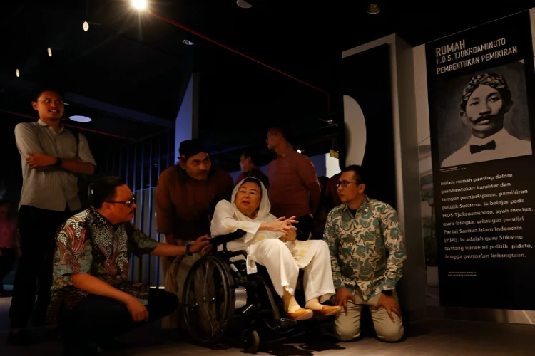 Ket. Foto: Sinta Nuriyah Menyampaikan Rencana Kolaborasi untuk Pelaksanan Kegiatan Gerakan Nurani Bangsa