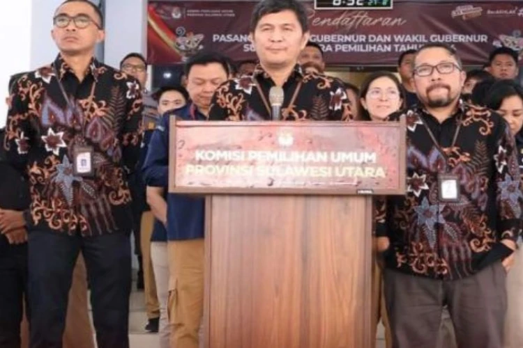 Ket. Foto: Belum Ada Pasangan yang Mendaftar ke KPU Sulut pada Hari Pertama Pendaftaran Bakal Calon Gubernur dan Wagub Dibuka