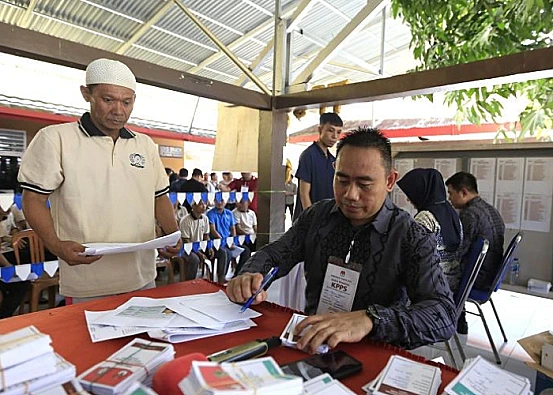 Ket. Foto: 578 WBP Lapas Kelas IIA Gorontalo Menggunakan Hak Pilihnya
